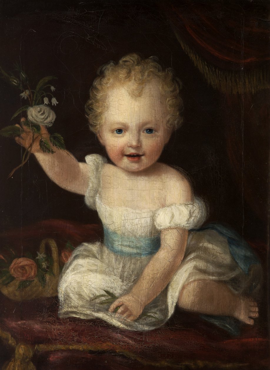 3. lord de Tabley, ve věku dvou let, kolem roku 1837 od Alfred Emile Stevens