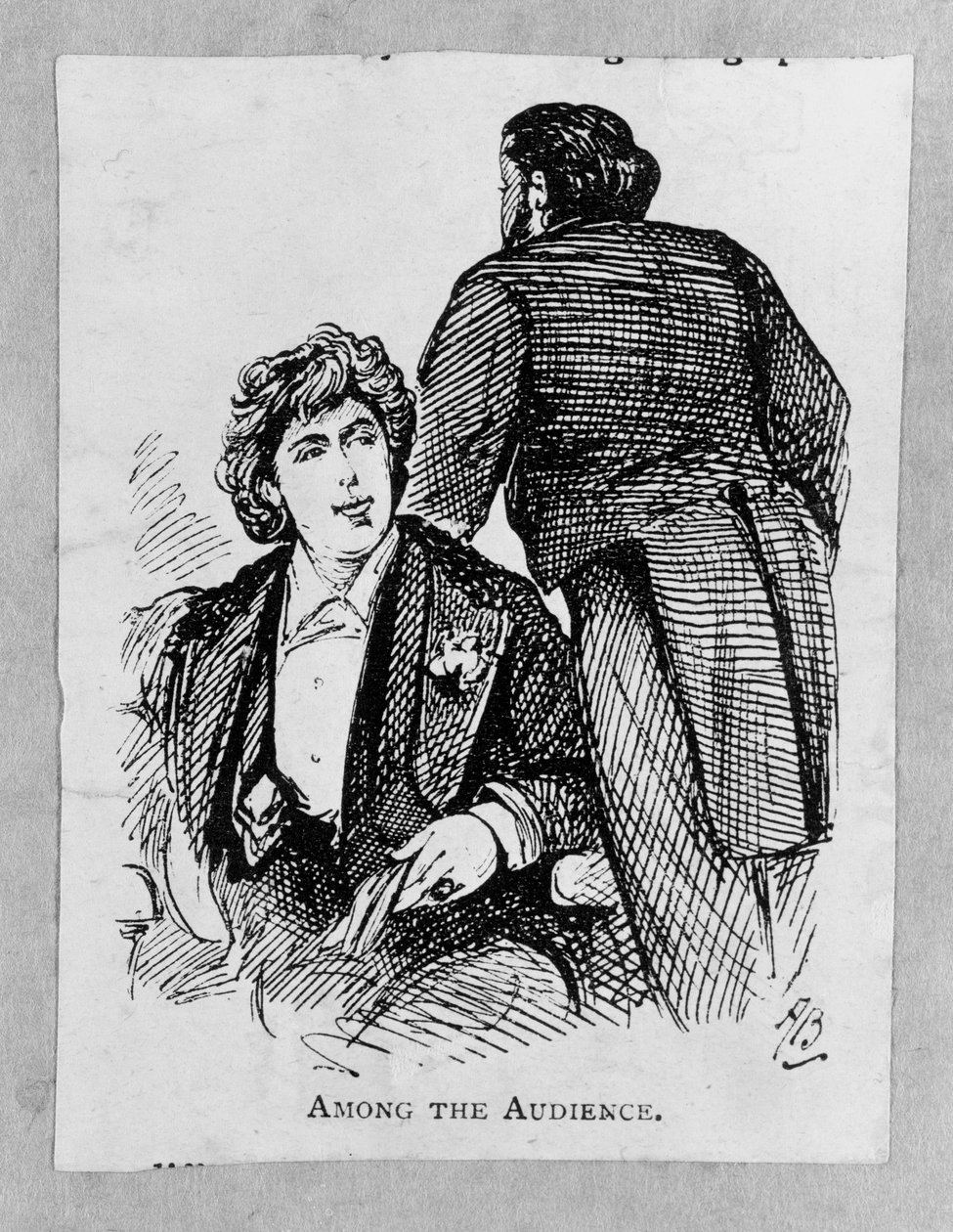Oscar Wilde (1854-1900) Mezi diváky od Alfred Gish Bryan