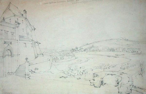 Crakov, 1827 od Alfred Gomersal Vickers