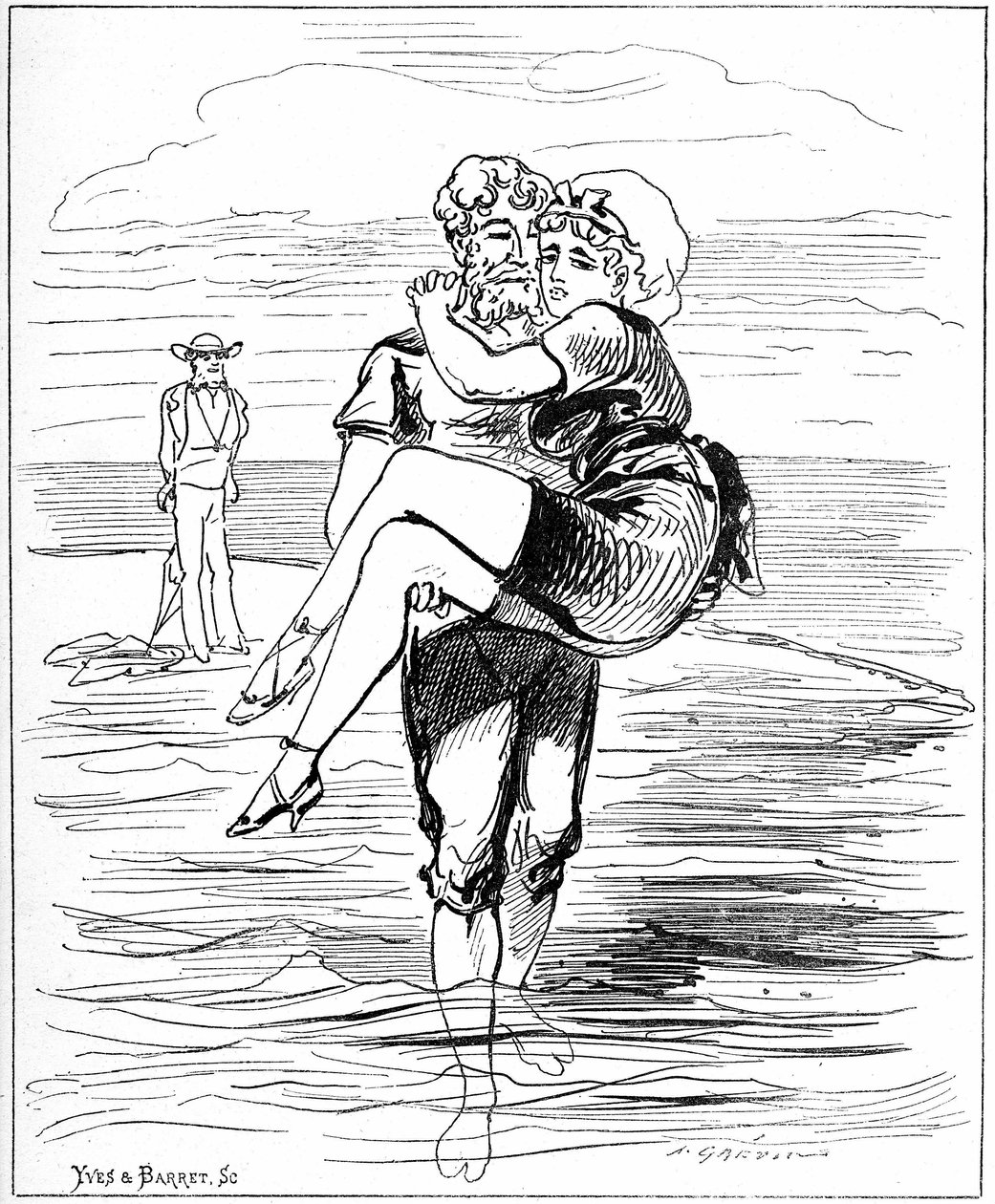 Ilustrace k filmu "Duch žen" od Alfred Grevin