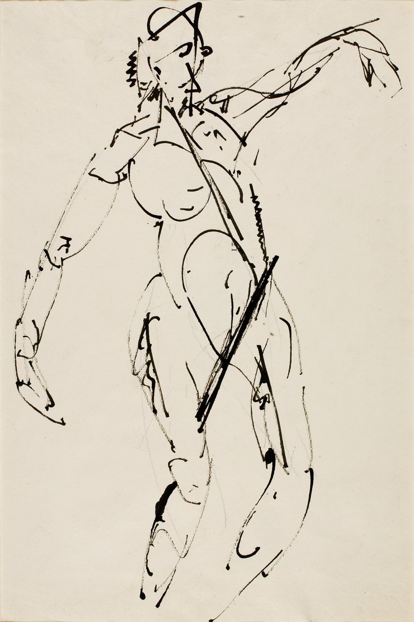 Stojící akt od Alfred H. Maurer