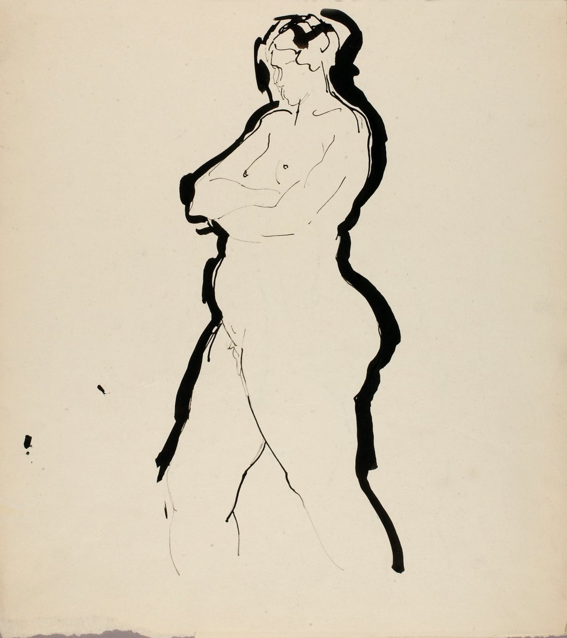 Stojící akt od Alfred H. Maurer