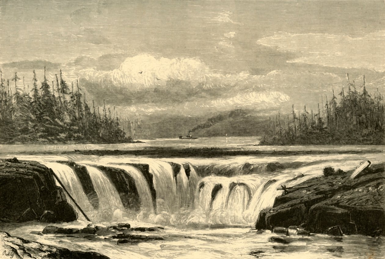 "Pády Willamette", 1872. od Alfred Harral