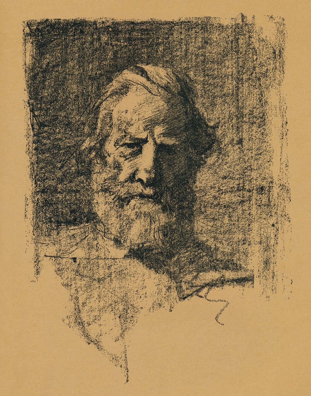 Portrétní skica, c1895, 1896 od Alfred Hartley