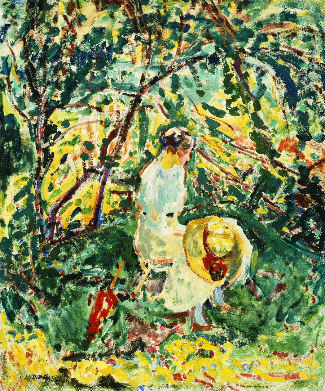 Žena v zahradě, kolem roku 1907 od Alfred Henry Maurer