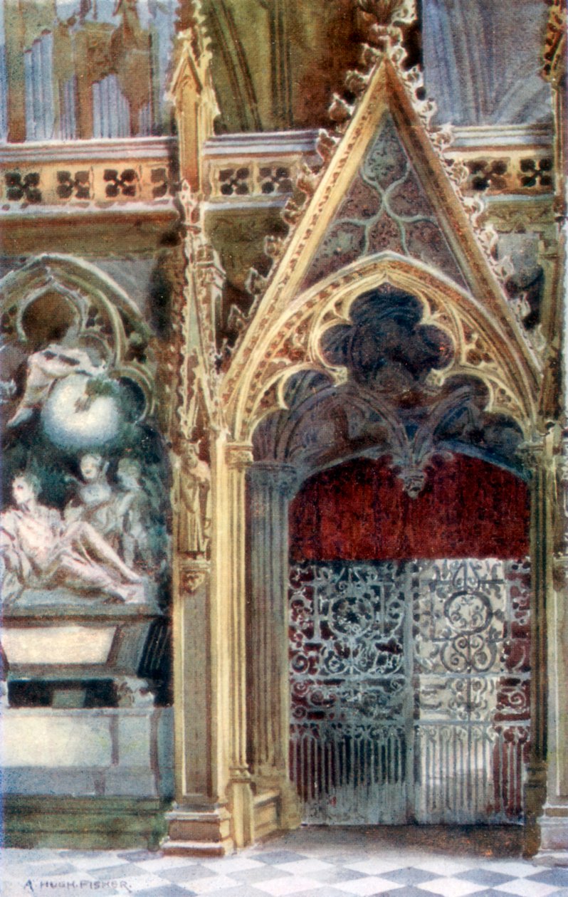 Vchod do sboru, Westminster Abbey, 1902 od Alfred Hugh Fisher