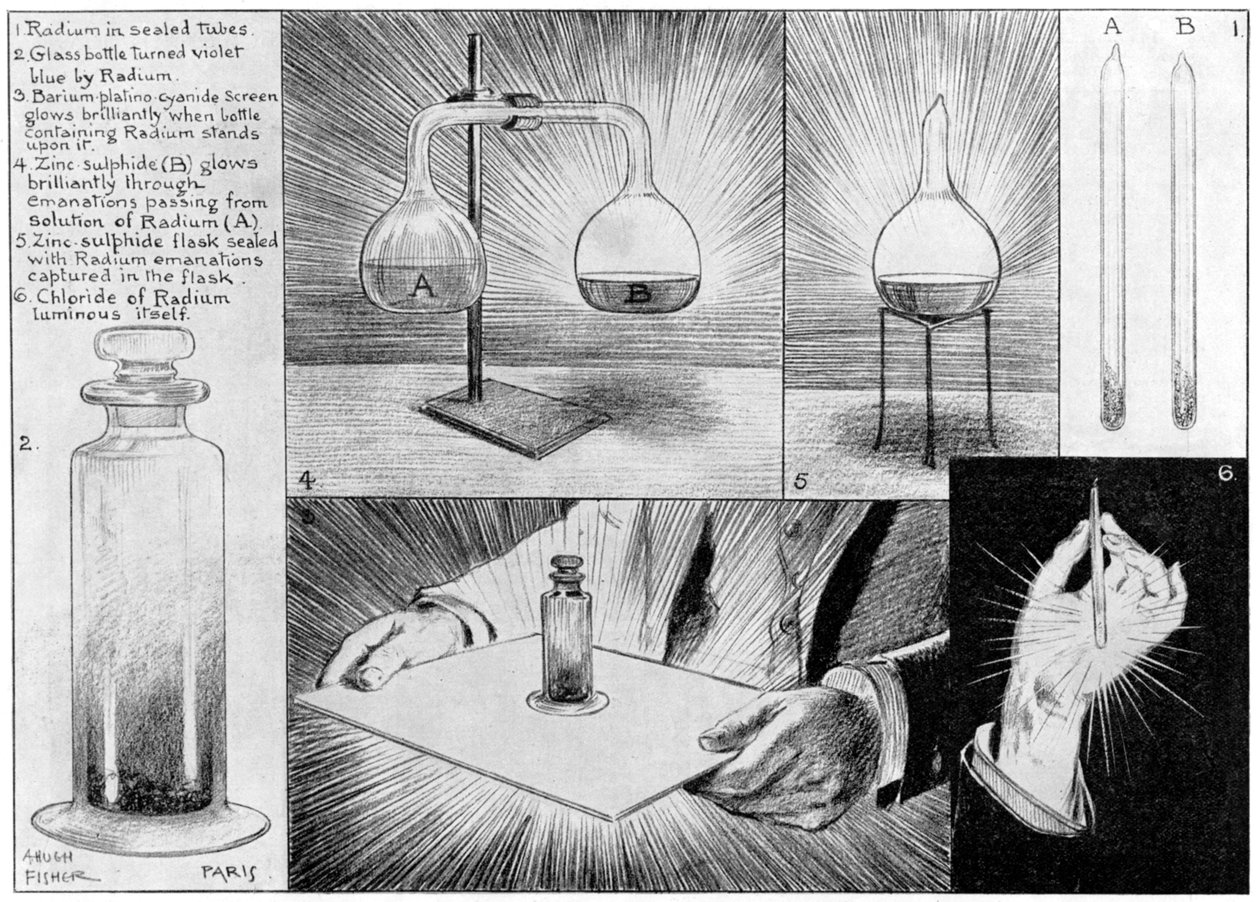Nejzáhadnější látka v přírodě - Radium, 1903. od Alfred Hugh Fisher