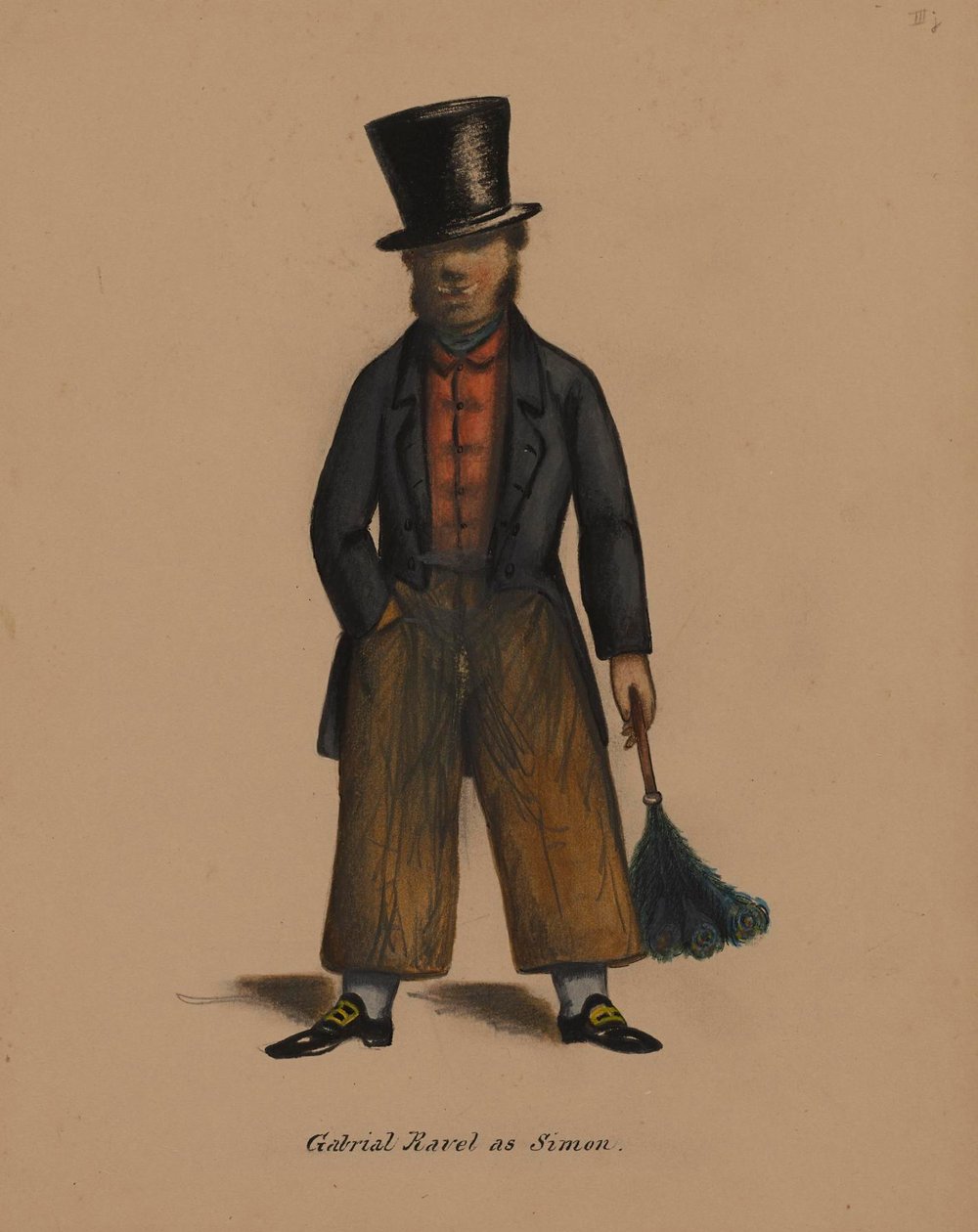 Gabriel Ravel jako Simon od Alfred Jacob Miller