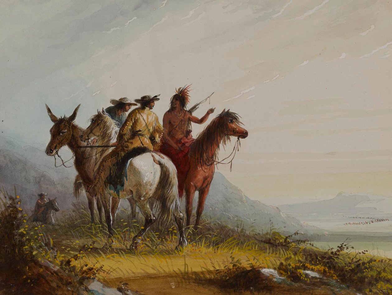 Indiánský průvodce od Alfred Jacob Miller