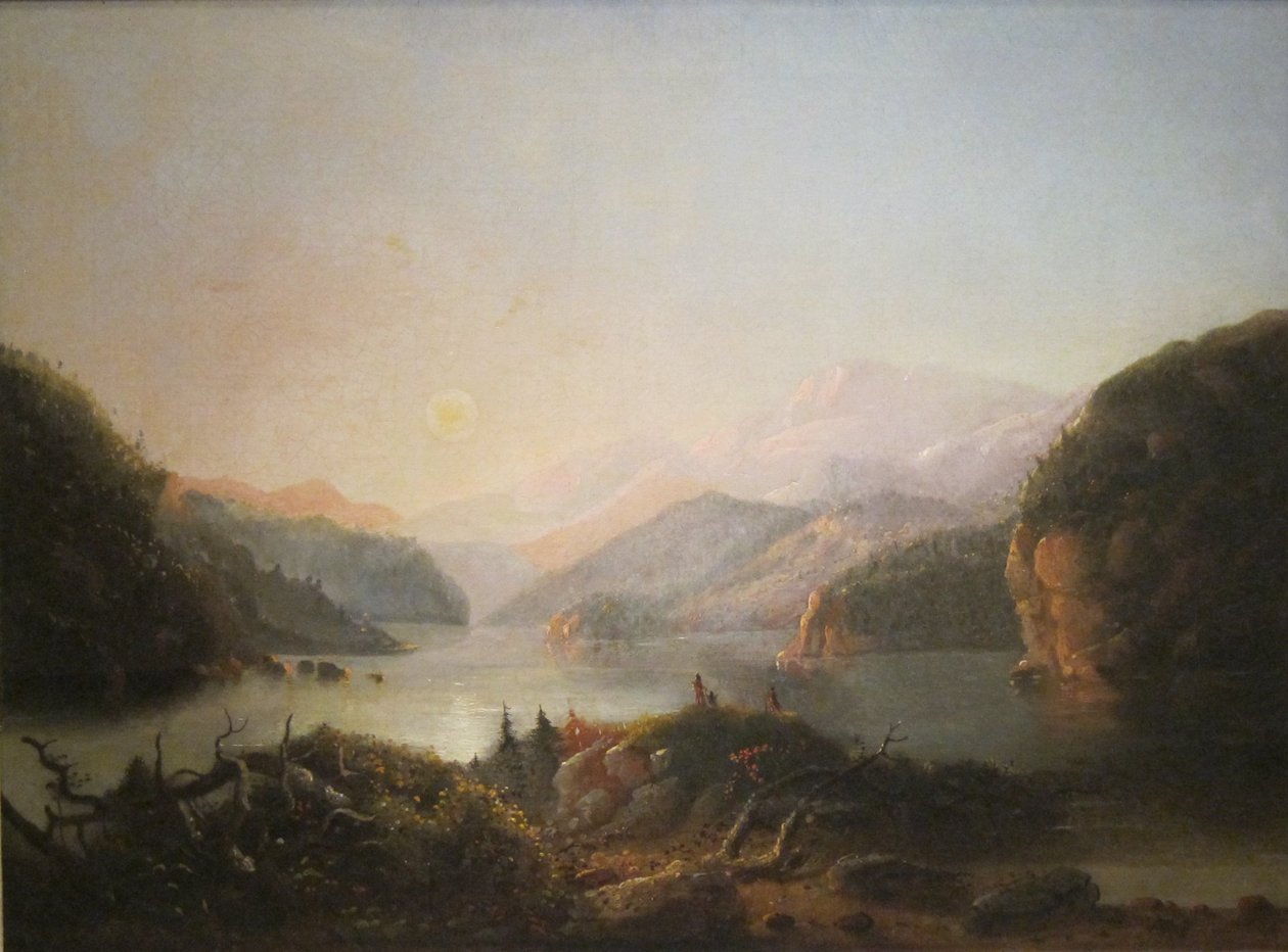 "Jezero v zemi Wind River", Alfred Jacob Miller, Cincinnati od Alfred Jacob Miller