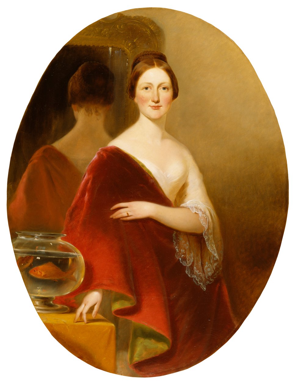 Portrét paní Decatur Howard Millerové (Eliza Credilla Hare) od Alfred Jacob Miller