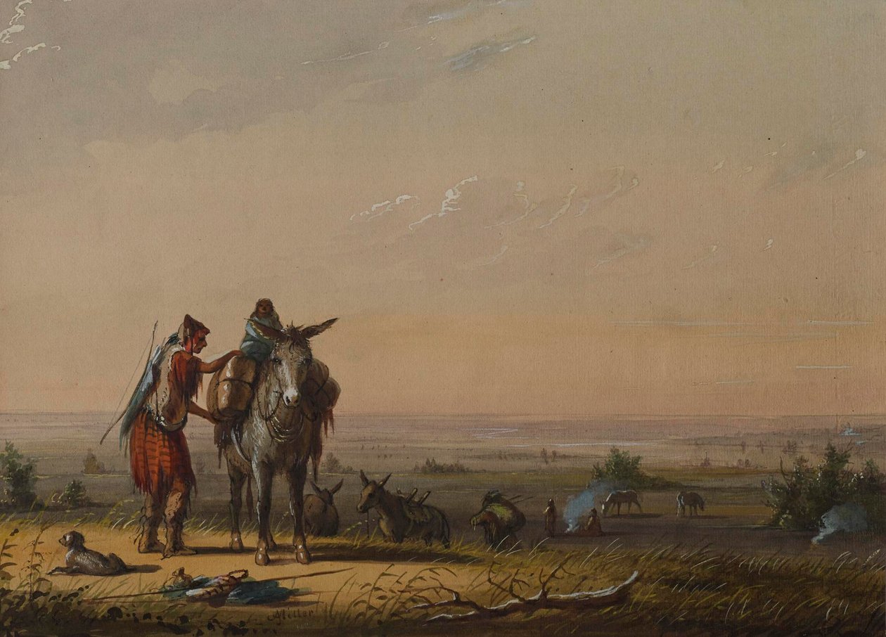 Hledači kořenů od Alfred Jacob Miller
