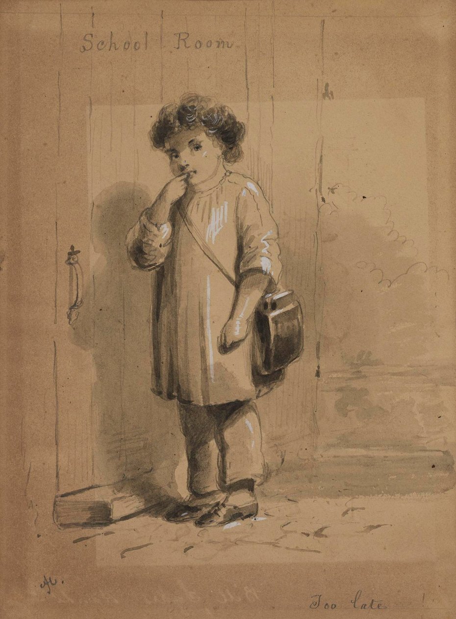 Školní třída od Alfred Jacob Miller