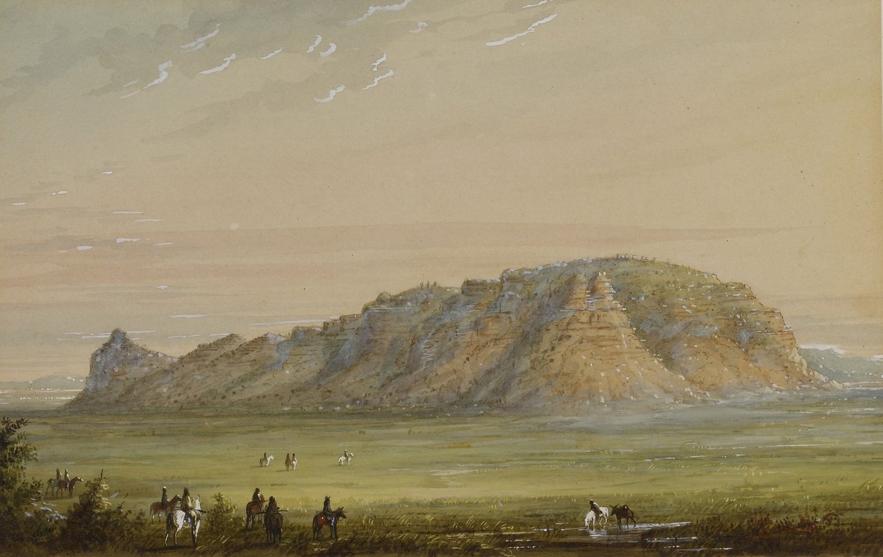 Scottovy útesy od Alfred Jacob Miller