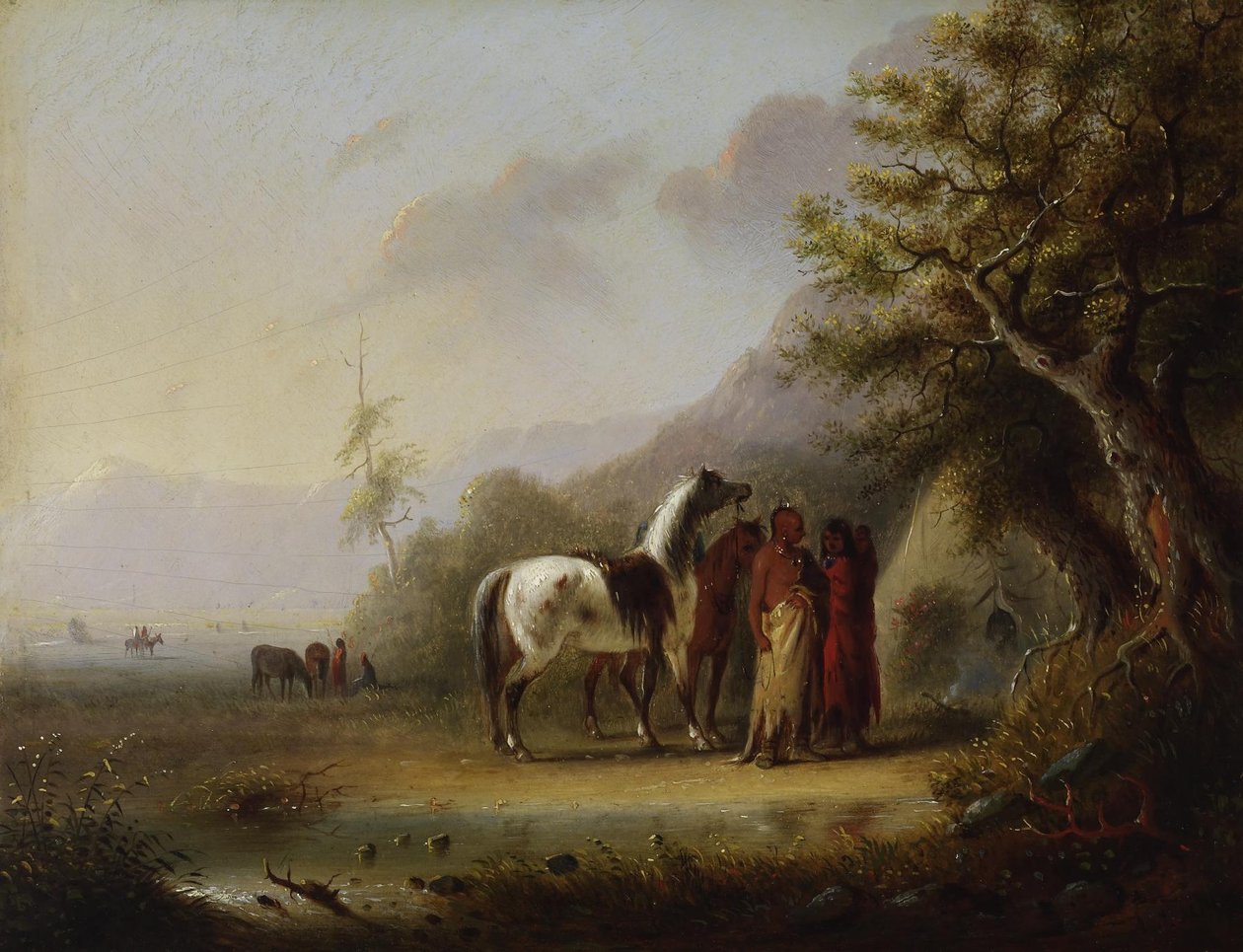 Indiáni kmene Sioux v horách od Alfred Jacob Miller