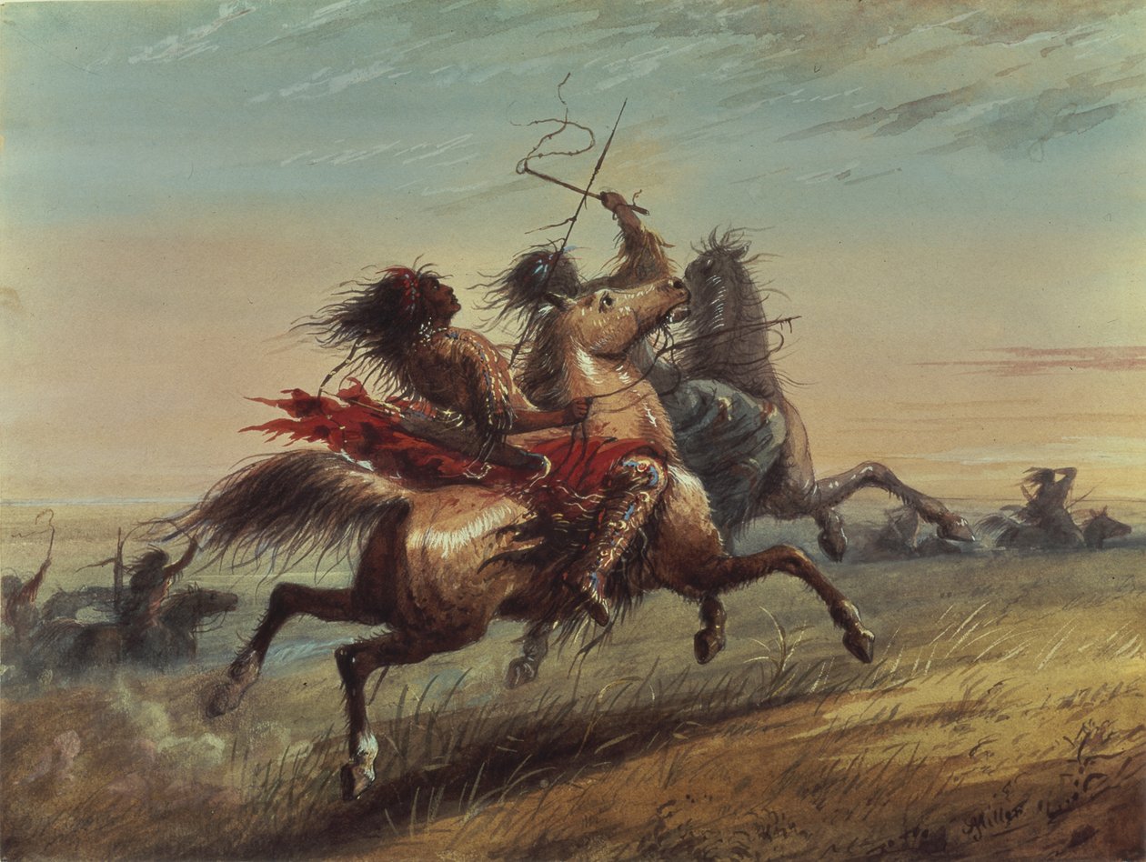 Válečná strana od Alfred Jacob Miller