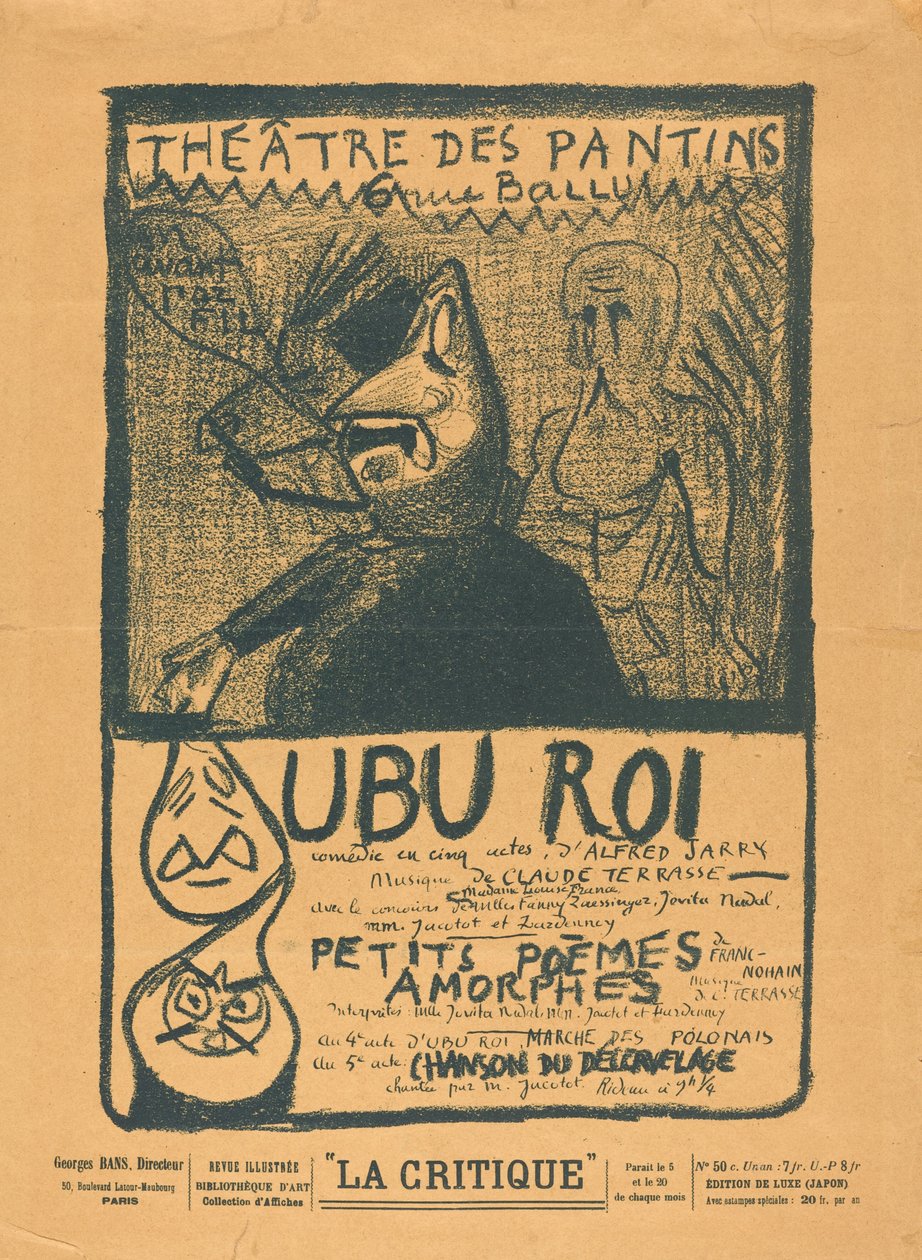 Král Ubu; Amorfní malé básně od Alfred Jarry