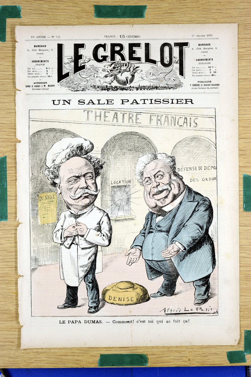 Obálka časopisu "Le Grelot", číslo 721, Satirique en Couleurs od Alfred Le Petit