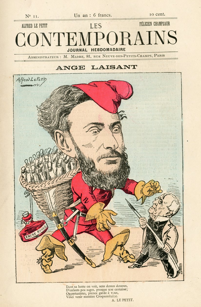 Obálka "" Les Contemporains "", číslo 11 od Alfred Le Petit