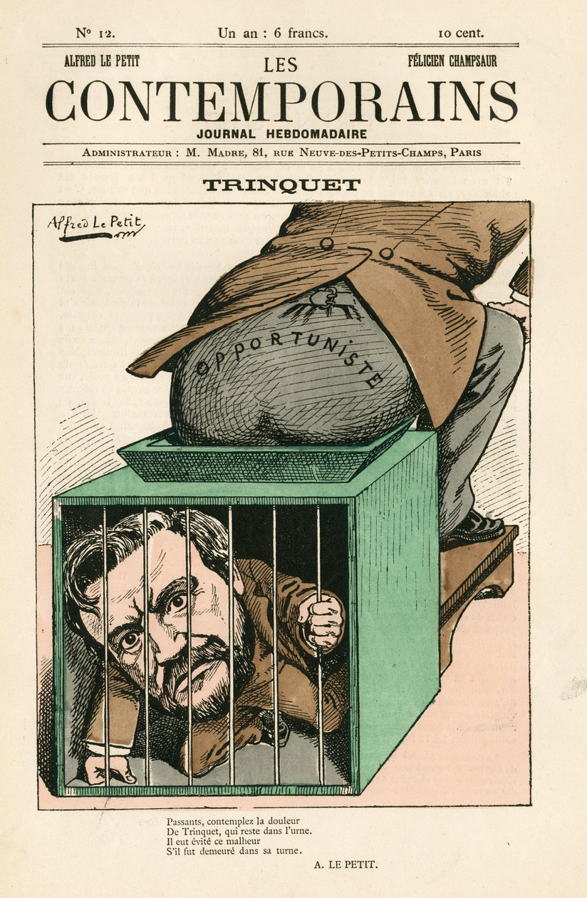 Obálka "" Les Contemporains "", číslo 12 od Alfred Le Petit