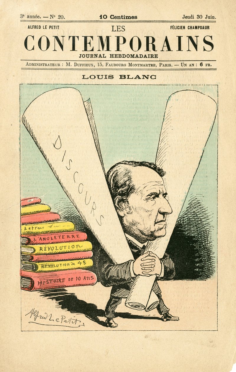 Obálka "" Les Contemporains "", číslo 20 od Alfred Le Petit