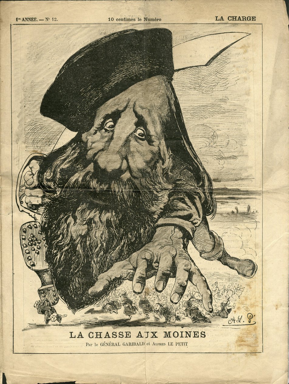 Ilustrace Alfred Le Pete (1841-1909) v La Charge (1870), č. 12 od Alfred Le Petit