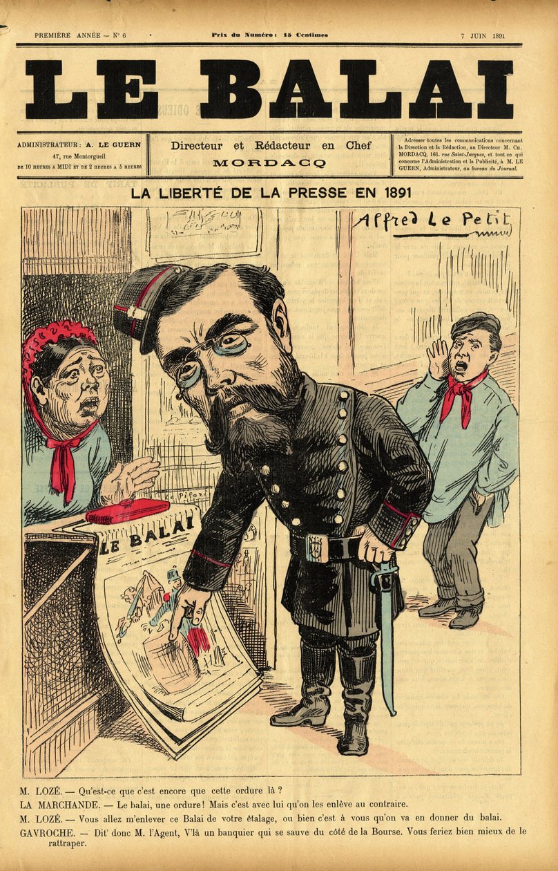 Ilustrace Alfreda Le Pepetita (1841-1909) pro obálku Le Bai, č. 6 od Alfred Le Petit
