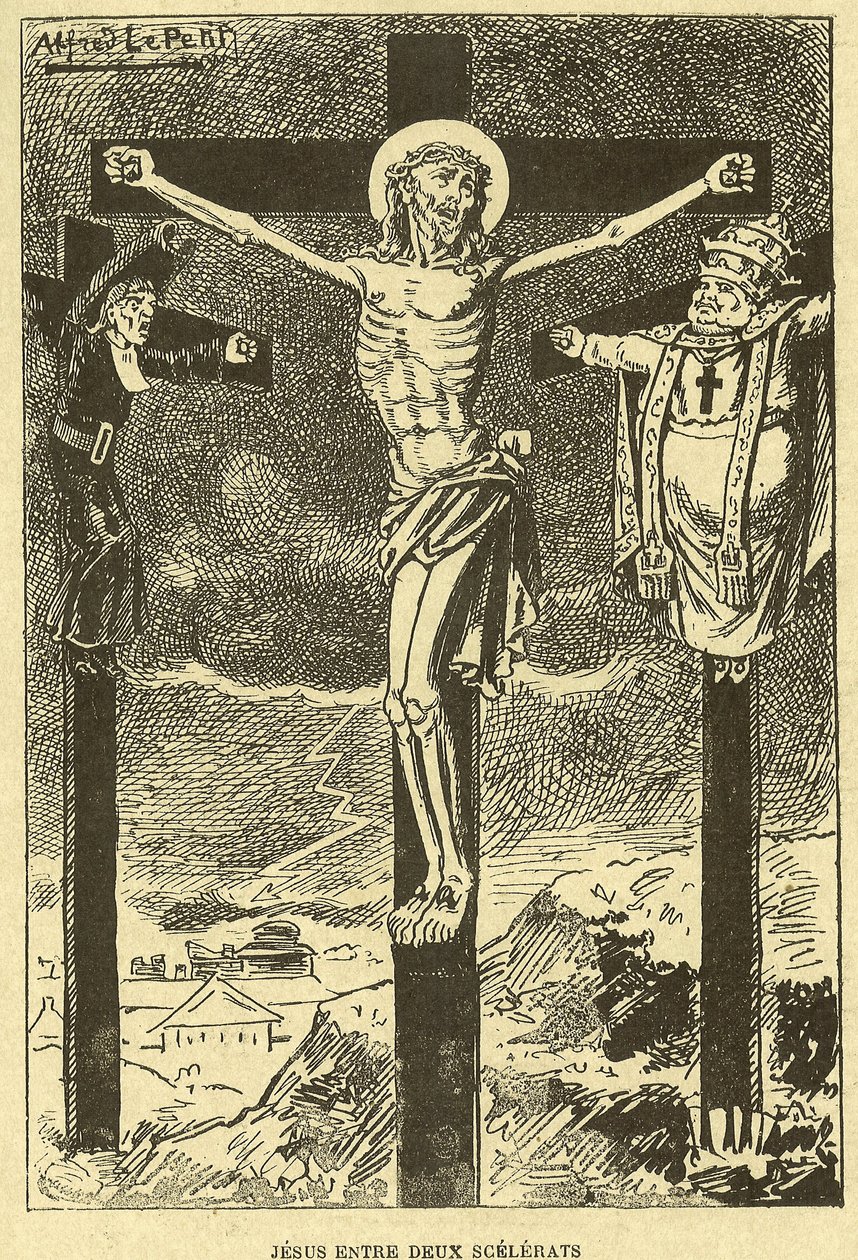 Ilustrace Alfred Le Pete (1841-1909) v Gros-Jean a jeho lék od Alfred Le Petit