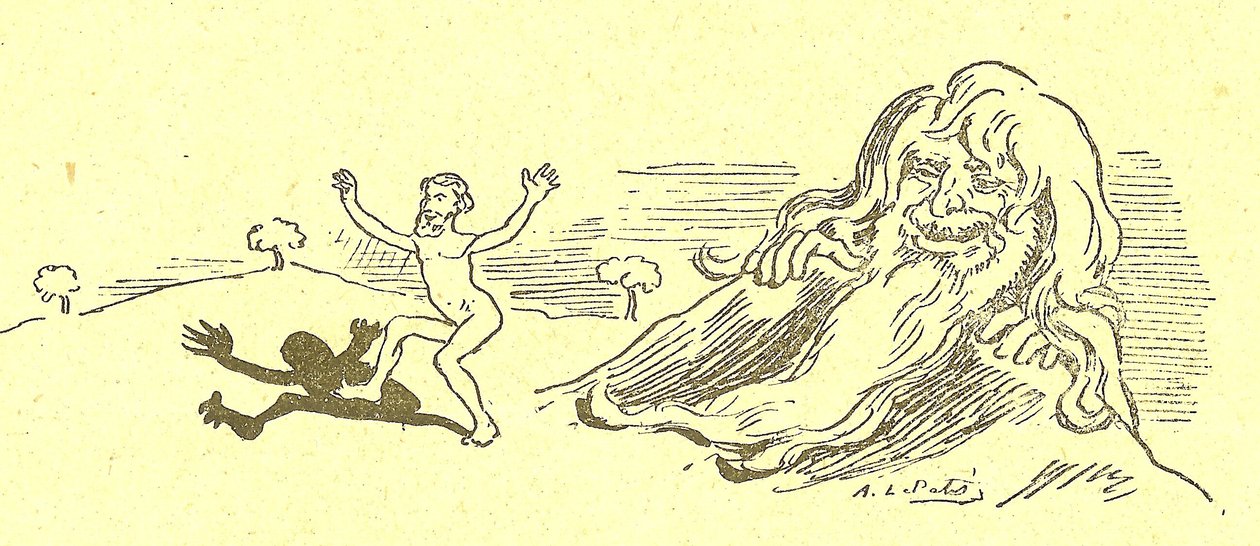 Ilustrace Alfreda Le Peta (1841-1909) v Gros-Jean a jeho léku od Alfred Le Petit