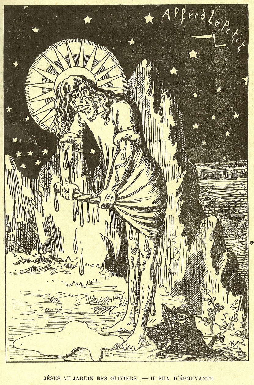 Ilustrace Alfred Le Pete (1841-1909) v Gros-Jean a jeho farnosti od Alfred Le Petit