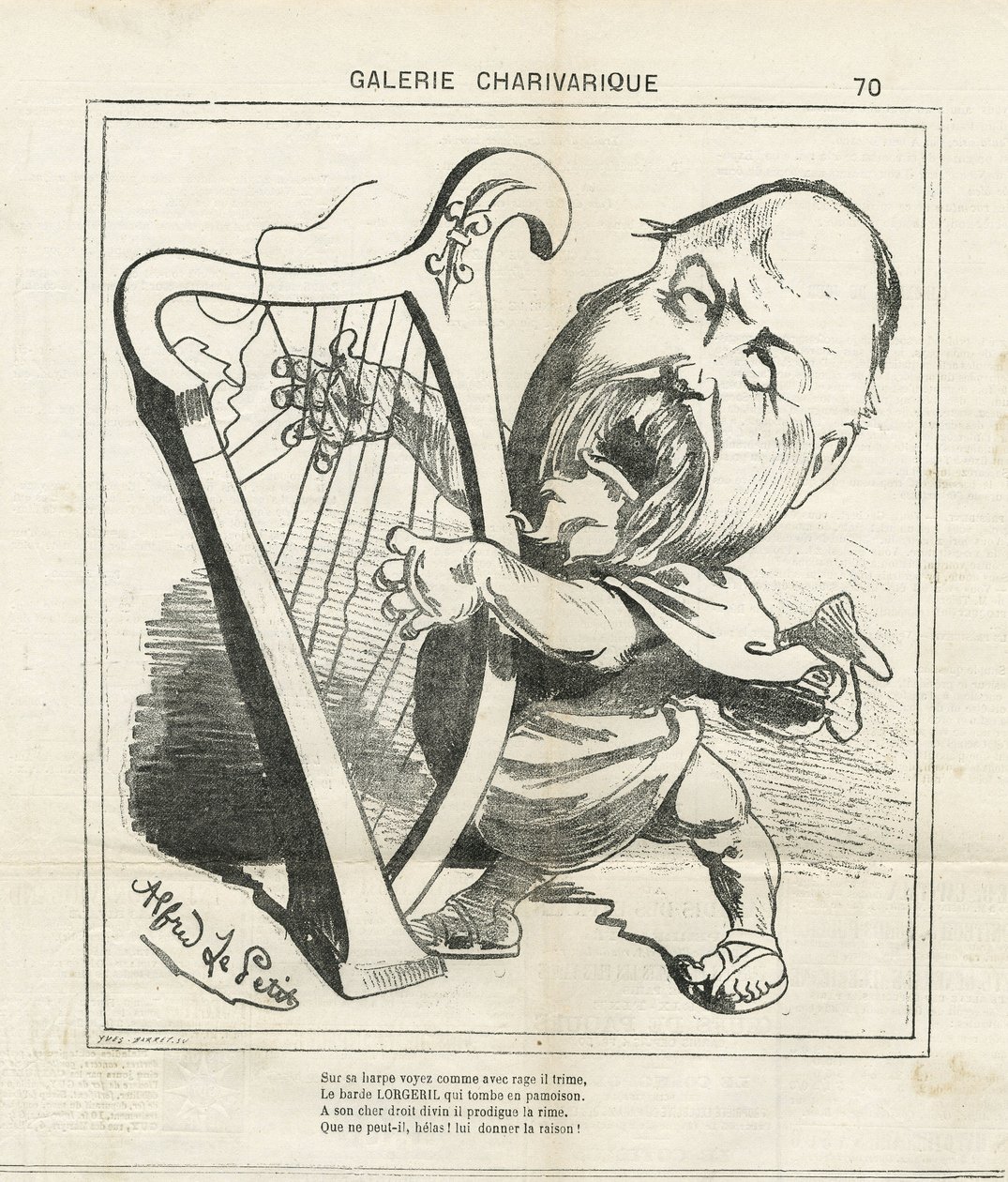Ilustrace Alfred Le Pete (1841-1909) v Le Charivari od Alfred Le Petit