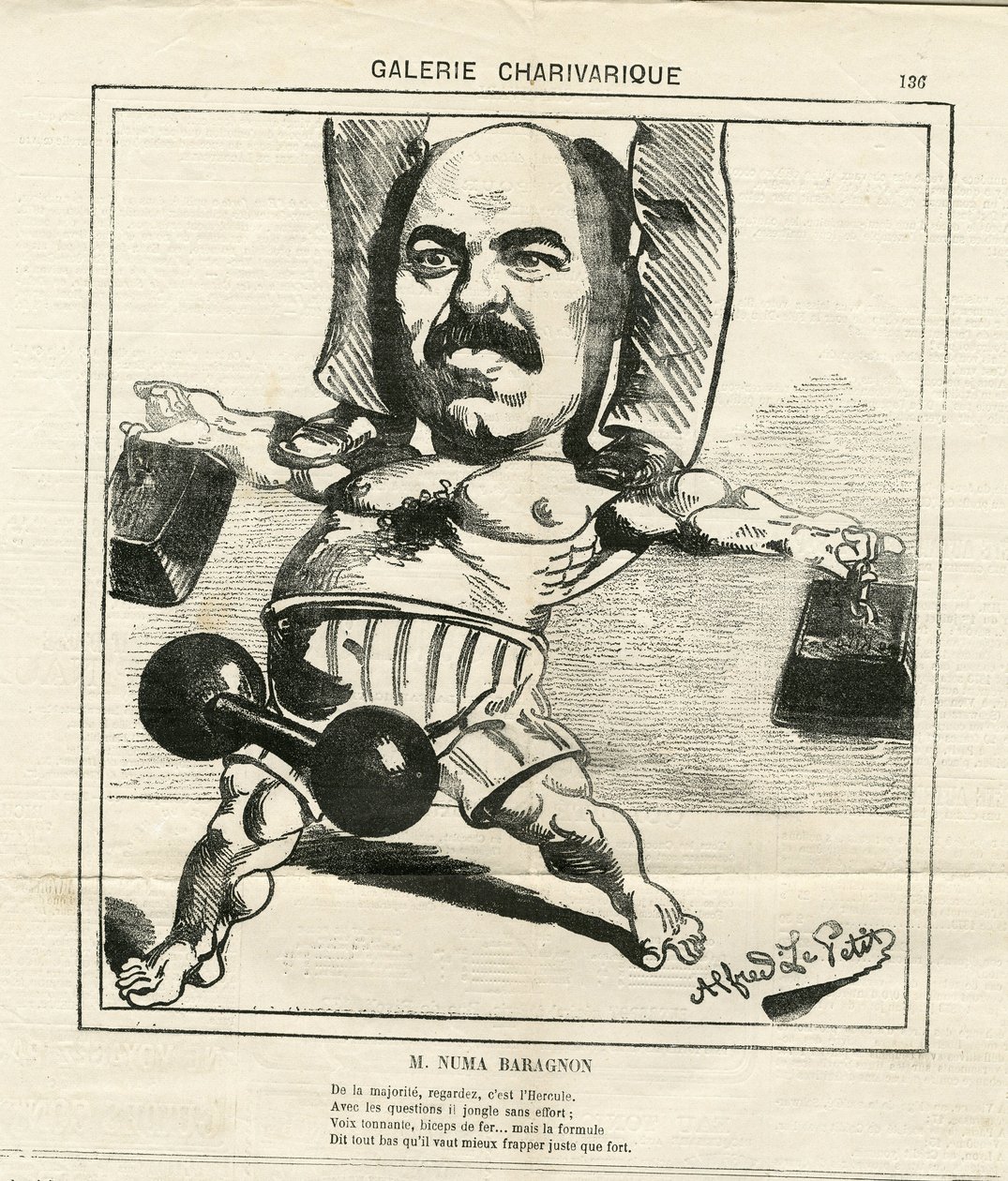 Ilustrace Alfred Le Pete (1841-1909) v Le Charivari od Alfred Le Petit