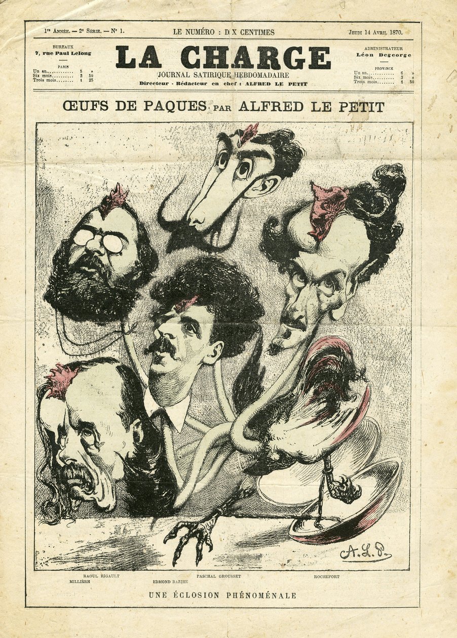 Ilustrace Alfreda Le Petité (1841-1909) ve filmu The Charge (1870) od Alfred Le Petit