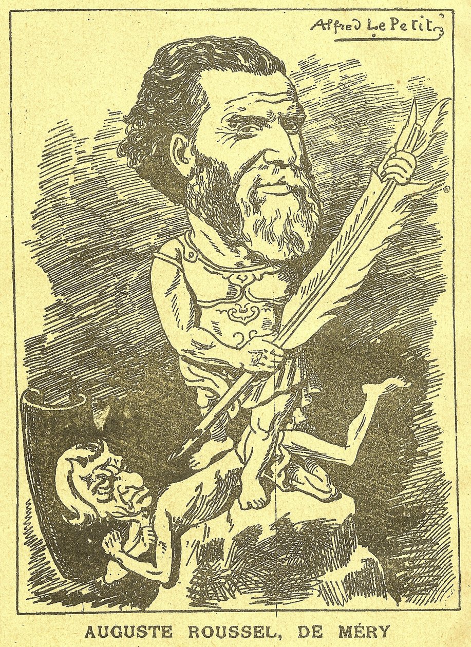 Ilustrace Alfreda Le Petita (1841-1909) v Grosjeanu a jeho léku od Alfred Le Petit