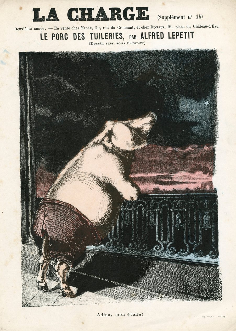 The Charge (1870), číslo 15, Satirical in Color od Alfred Le Petit