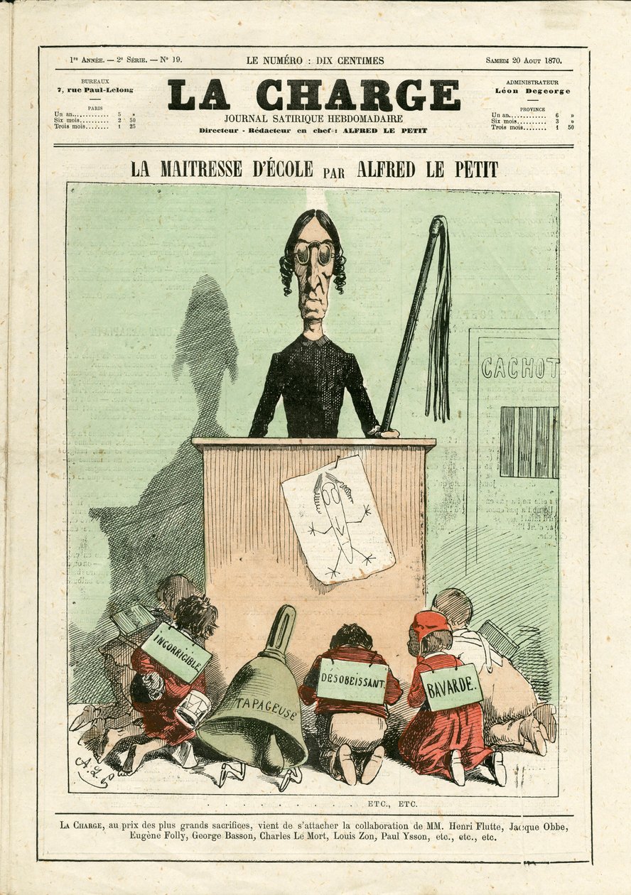 The Charge (1870), číslo 19, Satirical in Color od Alfred Le Petit