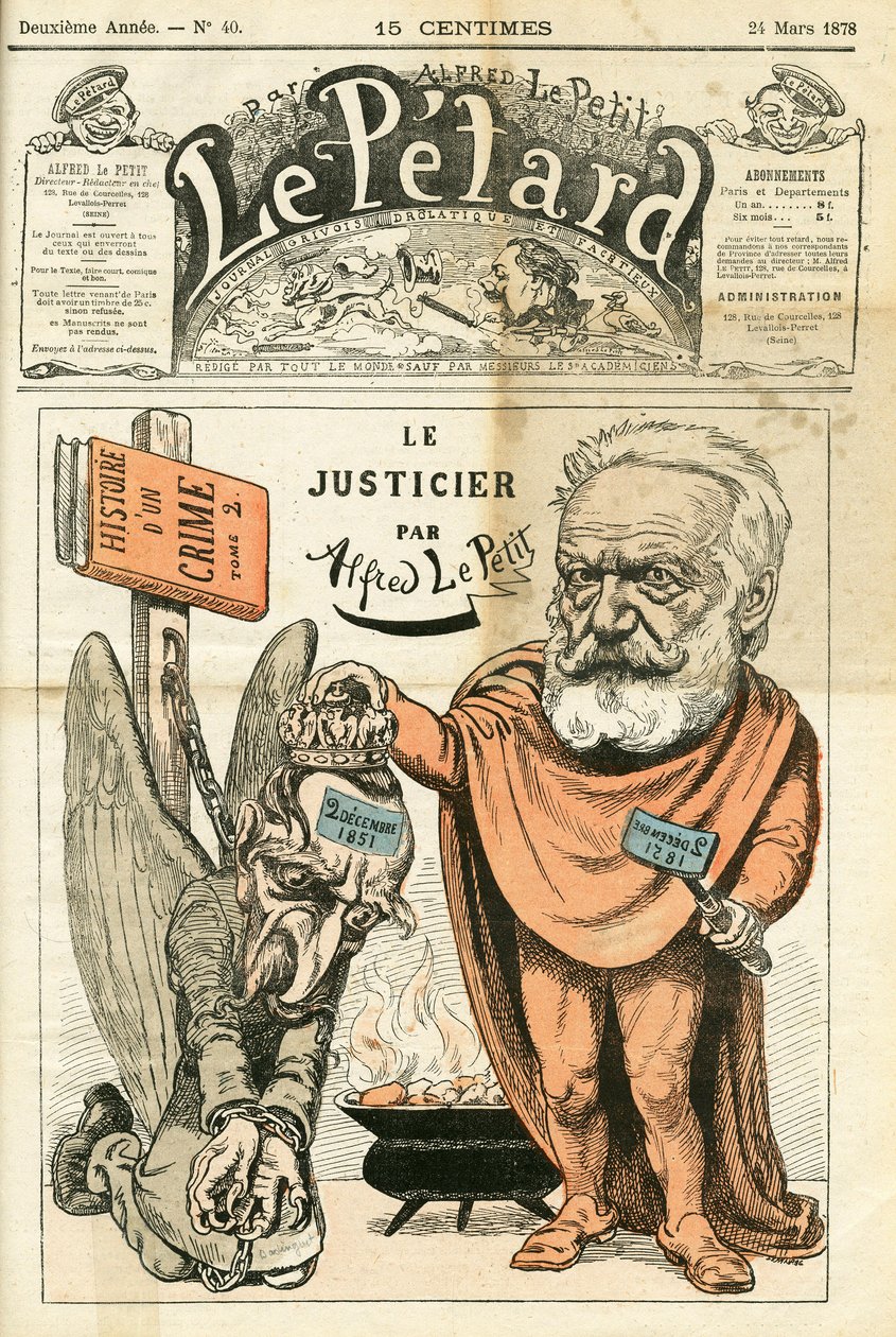 Le Petard, číslo 40, Satirický v barvách od Alfred Le Petit
