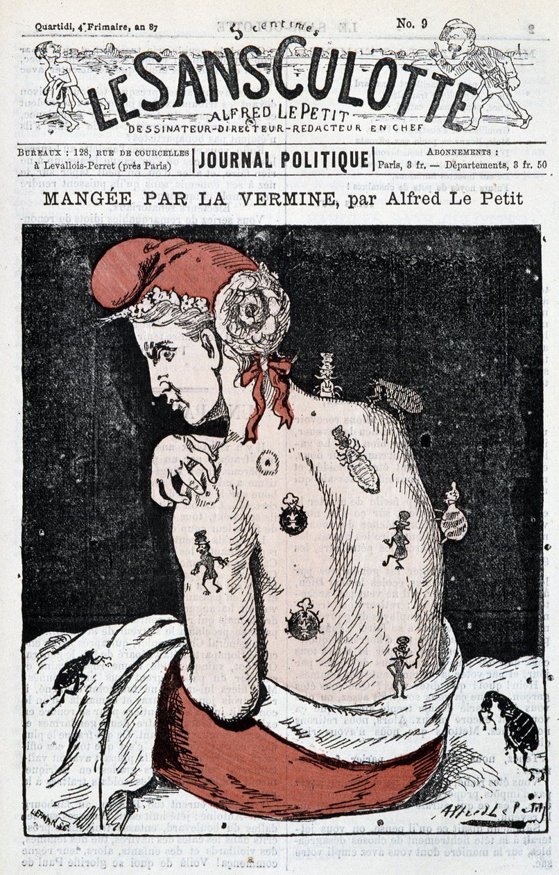 Marianne snědená havětí – Alfred Le Petitty, v „“Le Sans-Panlotte““ od Alfred Le Petit