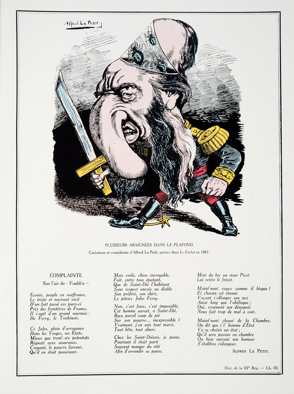 Několik pavouků ve stropě, z Historie třetí republiky, sv. I, Politické dějiny, nakl. 1933 od Alfred Le Petit