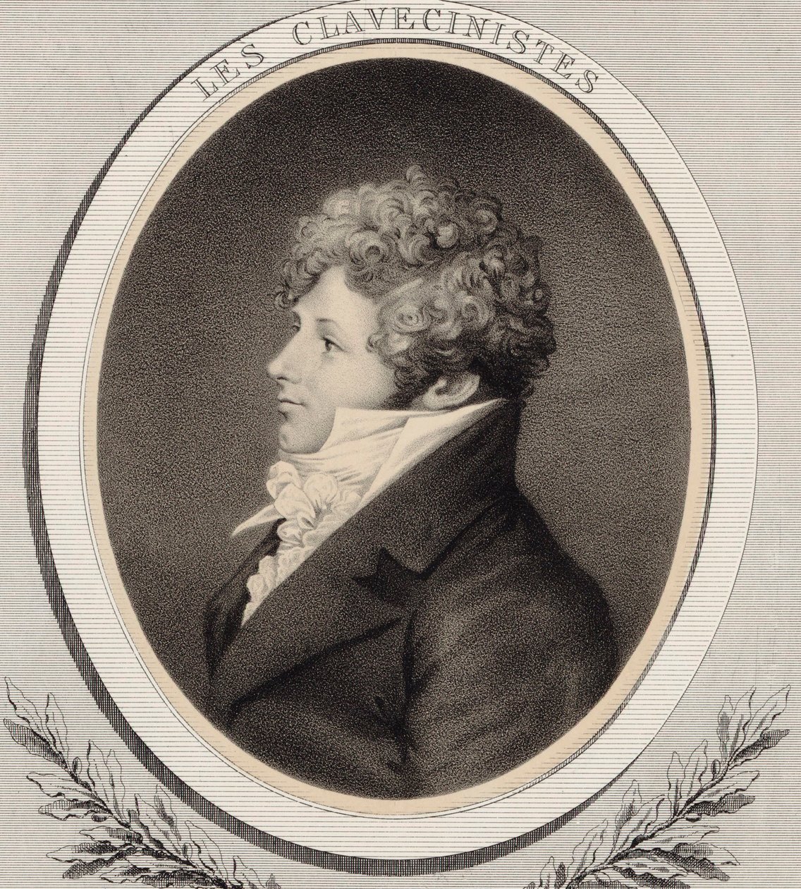 Portrét klavíristy a skladatele Daniela Steibelta 1765-1823. od Alfred Lemoine