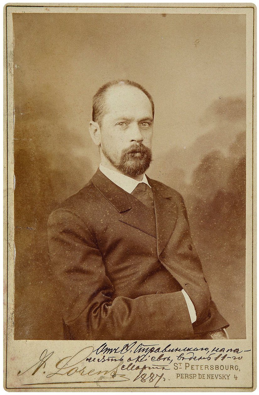 Feodor Stravinski (1843-1902) - Portrét basového operního pěvce Fjodora Ignatieviče Stravinského (1843-1902) - Petrohrad Fotoateliér Alfred Lorens. Fotografie od Alfred Lorens