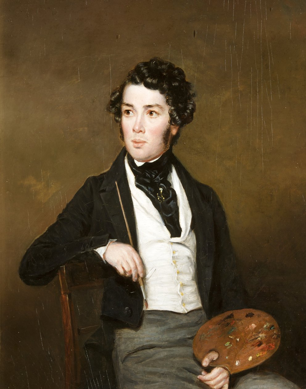 Portrét neznámého muže od Alfred Newland Smith