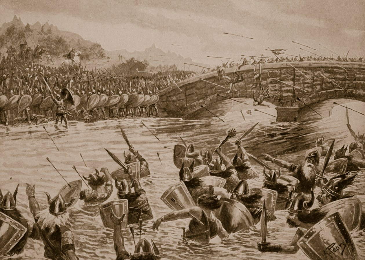 Bitva o Maldon, 991, ilustrace z 