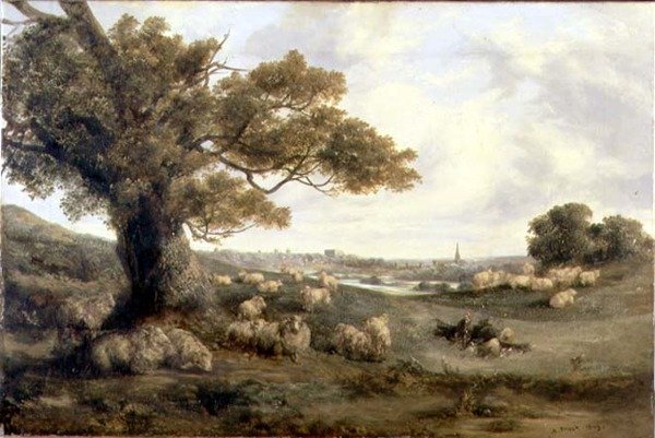 Pohled na Norwich od Alfred Priest