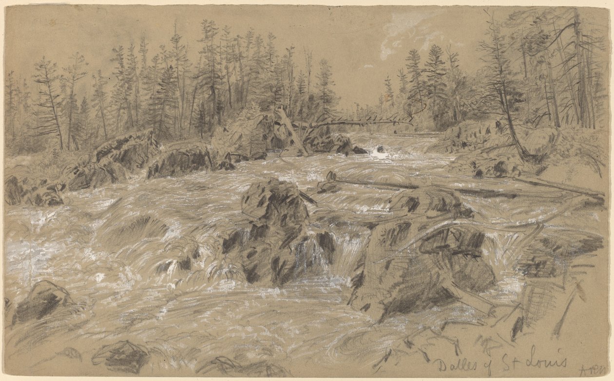 Dalles of St. Louis od Alfred R. Waud