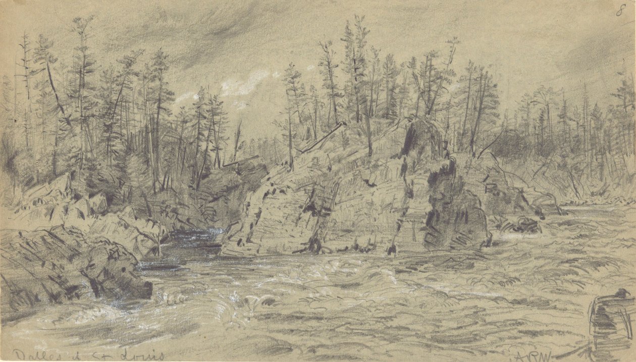 Dalles of St. Louis od Alfred R. Waud