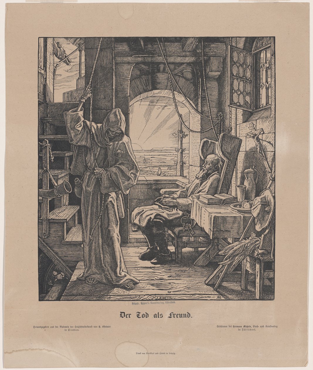 Smrt jako přítel od Alfred Rethel
