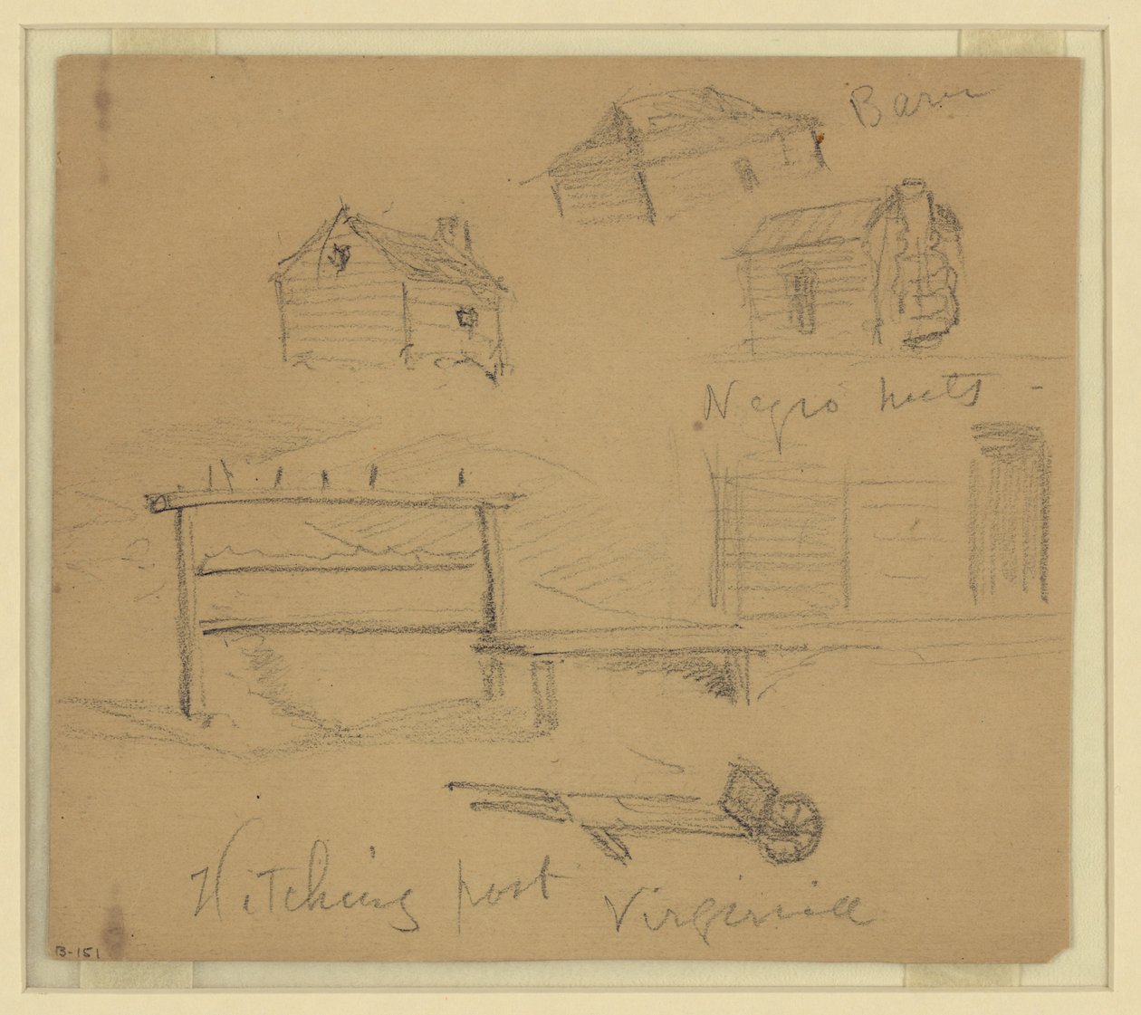 Autostop, Virginia od Alfred Rudolph Waud