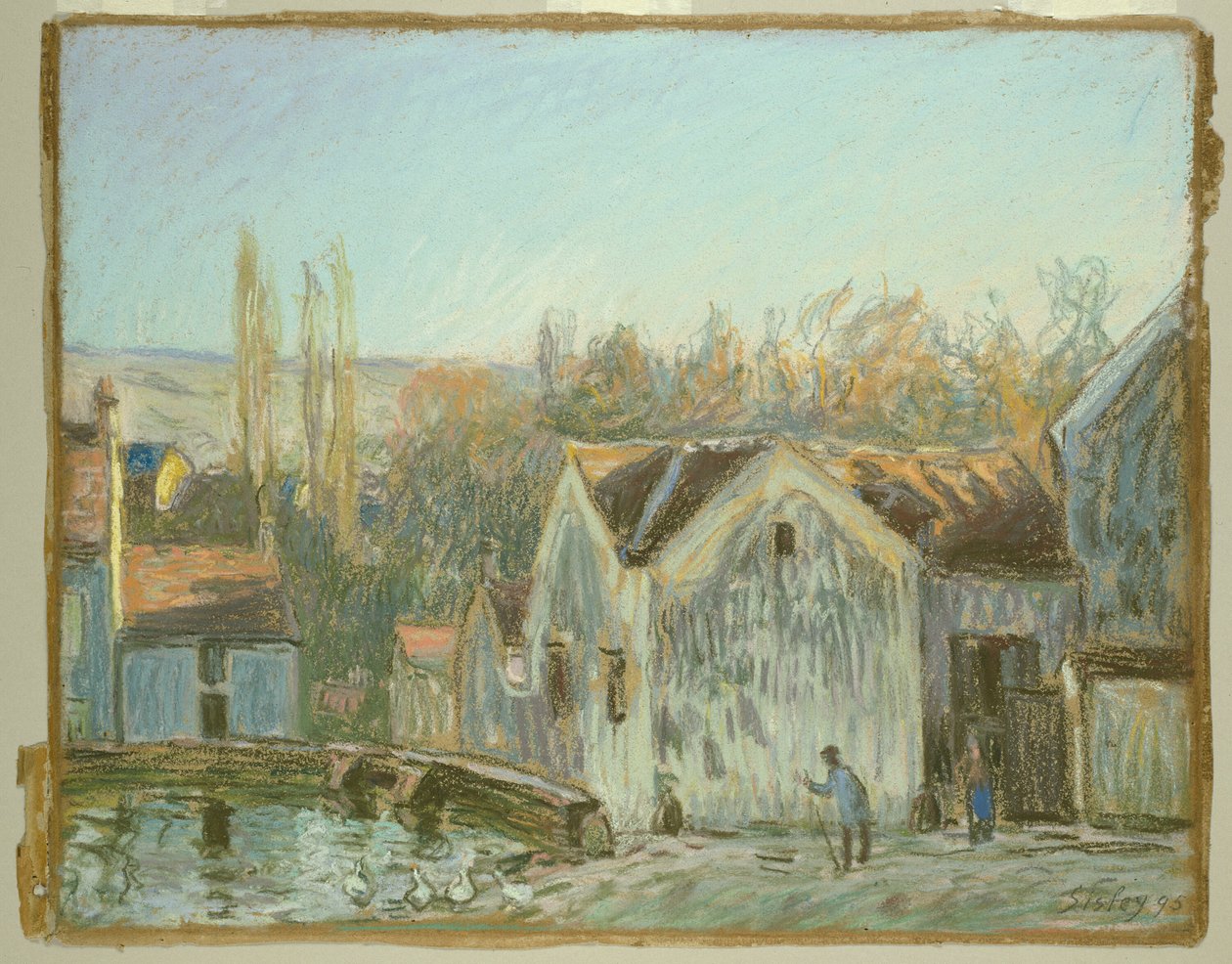 Roh Moret-sur-Loing od Alfred Sisley