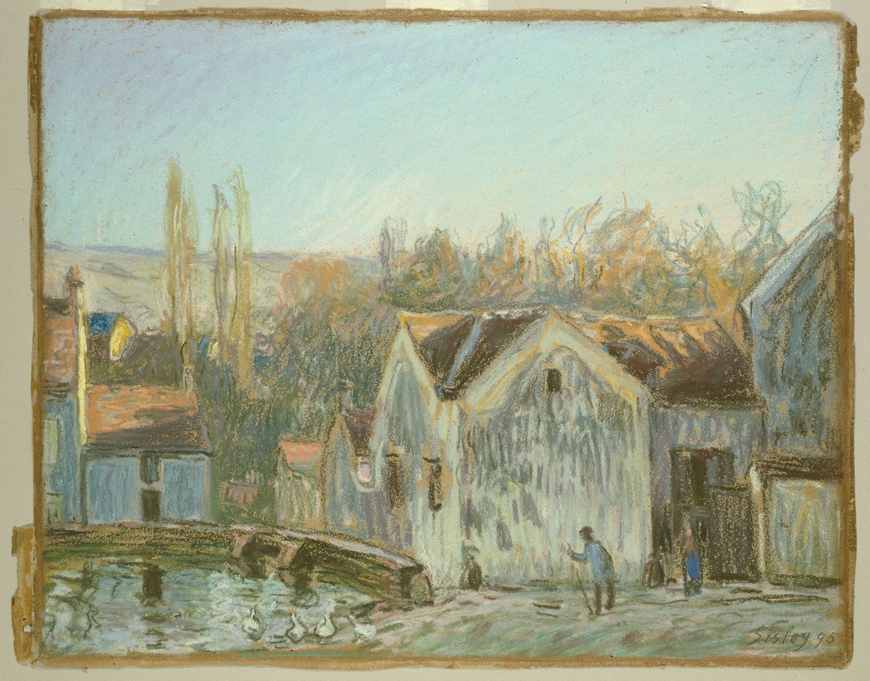 Roh Moret-sur-Loing od Alfred Sisley